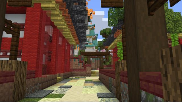 Screenshot of the Minecraft Bedrock Marketplace product Temple of Lunar New Year created by Eco Studios.