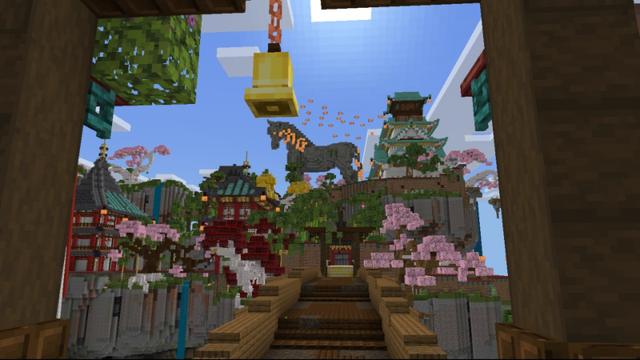 Screenshot of the Minecraft Bedrock Marketplace product Temple of Lunar New Year created by Eco Studios.
