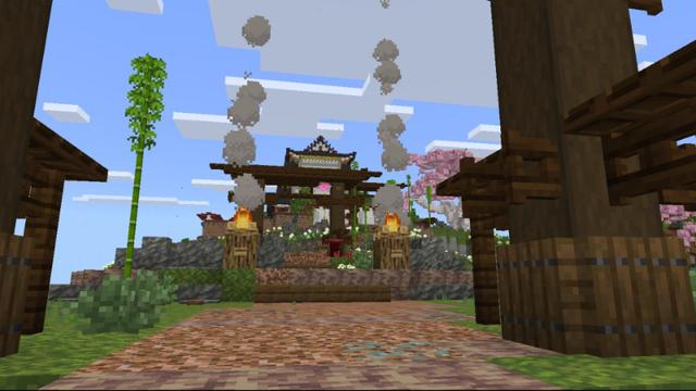 Screenshot of the Minecraft Bedrock Marketplace product Temple of Lunar New Year created by Eco Studios.