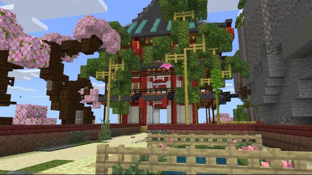 Screenshot of the Minecraft Bedrock Marketplace product Temple of Lunar New Year created by Eco Studios.