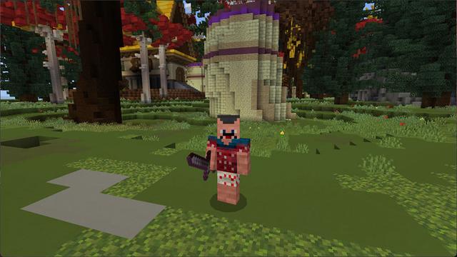 Screenshot of the Minecraft Bedrock Marketplace product The Fantastic Mushroom Island created by Eco Studios.