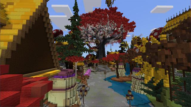 Screenshot of the Minecraft Bedrock Marketplace product The Fantastic Mushroom Island created by Eco Studios.