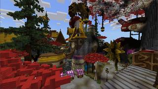 Screenshot of the Minecraft Bedrock Marketplace product The Fantastic Mushroom Island created by Eco Studios.