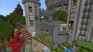 Screenshot of the Minecraft Bedrock Marketplace product The Forbidden Castle created by Eco Studios.