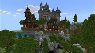 Screenshot of the Minecraft Bedrock Marketplace product The Forbidden Castle created by Eco Studios.
