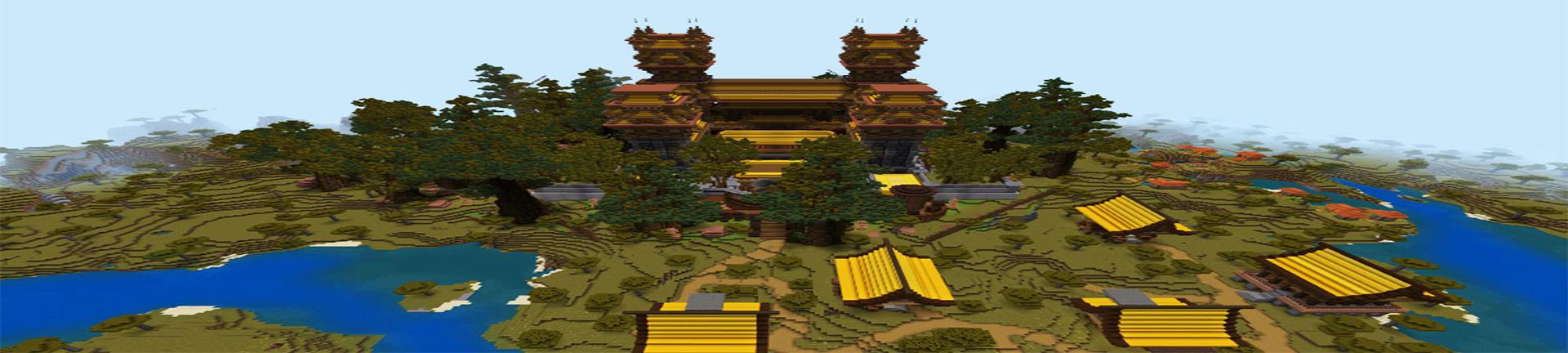 Panorama of the Minecraft Bedrock Marketplace product The Lost Kingdom created by Eco Studios.
