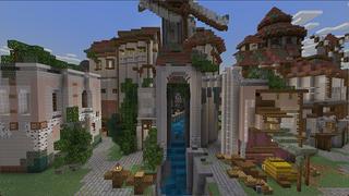 Screenshot of the Minecraft Bedrock Marketplace product Tropical Island created by Eco Studios.