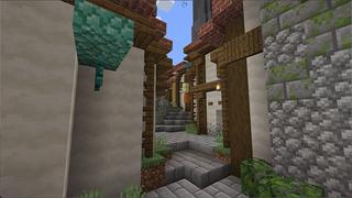 Screenshot of the Minecraft Bedrock Marketplace product Tropical Island created by Eco Studios.