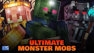 Thumbnail of the Minecraft Bedrock Marketplace product Ultimate Monster Mobs created by Eco Studios.