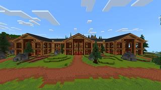 Screenshot of the Minecraft Bedrock Marketplace product Vacation House created by Eco Studios.