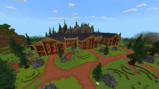 Screenshot of the Minecraft Bedrock Marketplace product Vacation House created by Eco Studios.