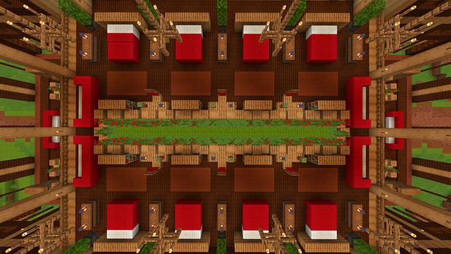Screenshot of the Minecraft Bedrock Marketplace product Vacation House created by Eco Studios.