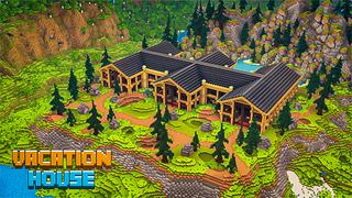 Thumbnail of the Minecraft Bedrock Marketplace product Vacation House created by Eco Studios.