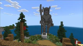 Screenshot of the Minecraft Bedrock Marketplace product Viking Village created by Eco Studios.