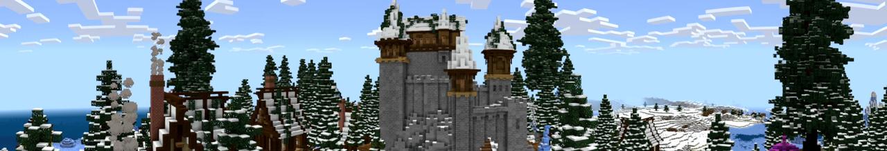 Panorama of the Minecraft Bedrock Marketplace product Winter Dream created by Eco Studios.