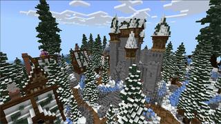 Screenshot of the Minecraft Bedrock Marketplace product Winter Dream created by Eco Studios.