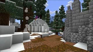 Screenshot of the Minecraft Bedrock Marketplace product Winter Dream created by Eco Studios.