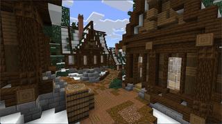 Screenshot of the Minecraft Bedrock Marketplace product Winter Dream created by Eco Studios.