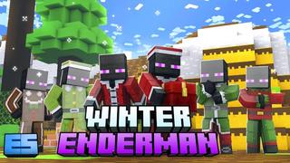 Thumbnail of the Minecraft Bedrock Marketplace product Winter Enderman created by Eco Studios.