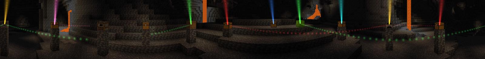 Panorama of the Minecraft Bedrock Marketplace product Lightspeed Logistics Add-On created by EduElfie.