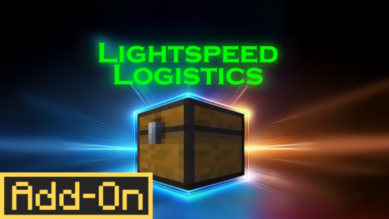 Thumbnail of the Minecraft Bedrock Marketplace product Lightspeed Logistics Add-On created by EduElfie.