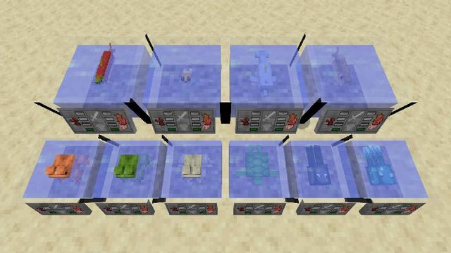 Screenshot of the Minecraft Bedrock Marketplace product Mob Farm in a Block Add-On created by EduElfie.