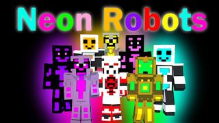 Thumbnail of the Minecraft Bedrock Marketplace product Neon Robots created by EduElfie.