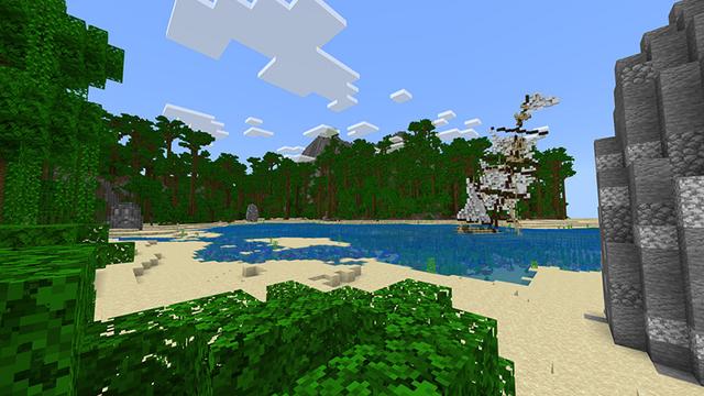 Screenshot of the Minecraft Bedrock Marketplace product 100 Days: Hardcore Island created by Eescal Studios.