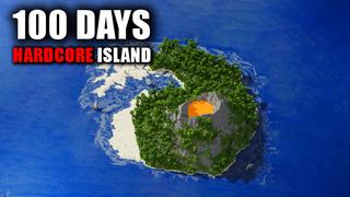 Thumbnail of the Minecraft Bedrock Marketplace product 100 jours : l'île Hardcore created by Eescal Studios.