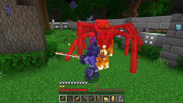 Screenshot of the Minecraft Bedrock Marketplace product Advanced Mobs created by Eescal Studios.