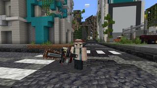 Screenshot of the Minecraft Bedrock Marketplace product Apocalypse Weapons created by Eescal Studios.