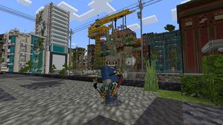 Screenshot of the Minecraft Bedrock Marketplace product Apocalypse Weapons created by Eescal Studios.