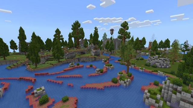 Screenshot of the Minecraft Bedrock Marketplace product Area 77 created by Eescal Studios.