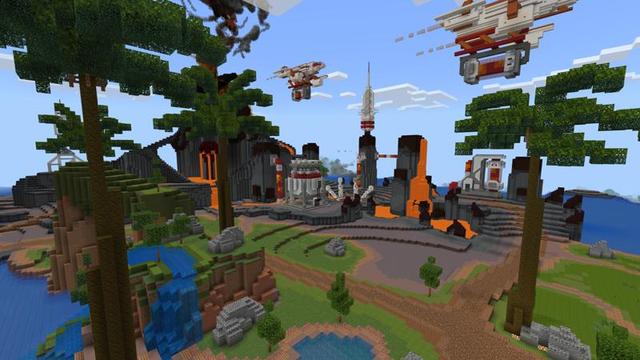 Screenshot of the Minecraft Bedrock Marketplace product Area 77 created by Eescal Studios.