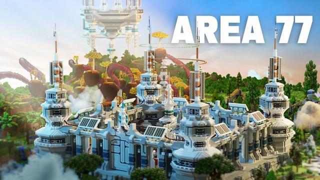 Thumbnail of the Minecraft Bedrock Marketplace product Area 77 created by Eescal Studios.