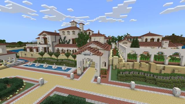 Screenshot of the Minecraft Bedrock Marketplace product Beachfront Villa created by Eescal Studios.