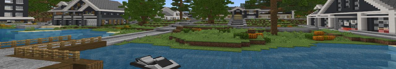 Panorama of the Minecraft Bedrock Marketplace product Black Furniture created by Eescal Studios.