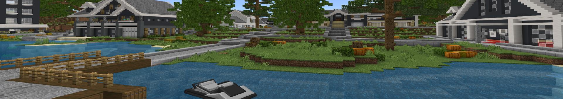 Panorama of the Minecraft Bedrock Marketplace product Black Furniture created by Eescal Studios.