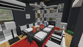 Screenshot of the Minecraft Bedrock Marketplace product Meubles noirs created by Eescal Studios.