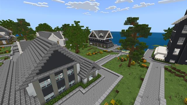 Screenshot of the Minecraft Bedrock Marketplace product Black Furniture created by Eescal Studios.