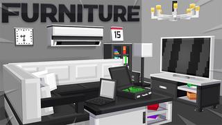 Thumbnail of the Minecraft Bedrock Marketplace product Black Furniture created by Eescal Studios.