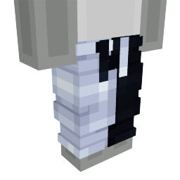 Thumbnail of the Minecraft Bedrock Marketplace product Black White Pants created by Eescal Studios.
