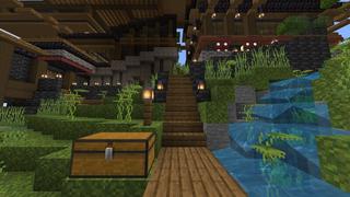 Screenshot of the Minecraft Bedrock Marketplace product Bonsai Treehouse created by Eescal Studios.