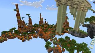Screenshot of the Minecraft Bedrock Marketplace product Broken Skyblock created by Eescal Studios.