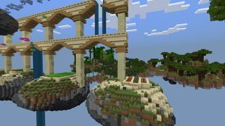 Screenshot of the Minecraft Bedrock Marketplace product Broken Skyblock created by Eescal Studios.