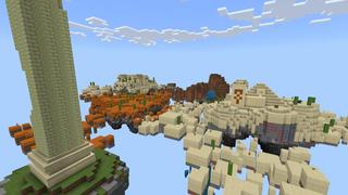 Screenshot of the Minecraft Bedrock Marketplace product Broken Skyblock created by Eescal Studios.