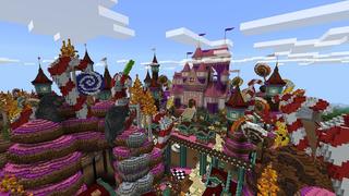 Screenshot of the Minecraft Bedrock Marketplace product Candy Kingdom created by Eescal Studios.