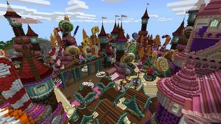 Screenshot of the Minecraft Bedrock Marketplace product Candy Kingdom created by Eescal Studios.