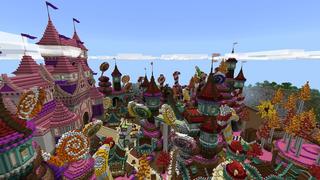 Screenshot of the Minecraft Bedrock Marketplace product Candy Kingdom created by Eescal Studios.