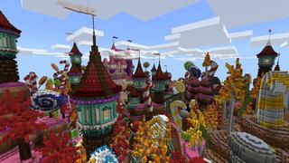 Screenshot of the Minecraft Bedrock Marketplace product Candy Kingdom created by Eescal Studios.